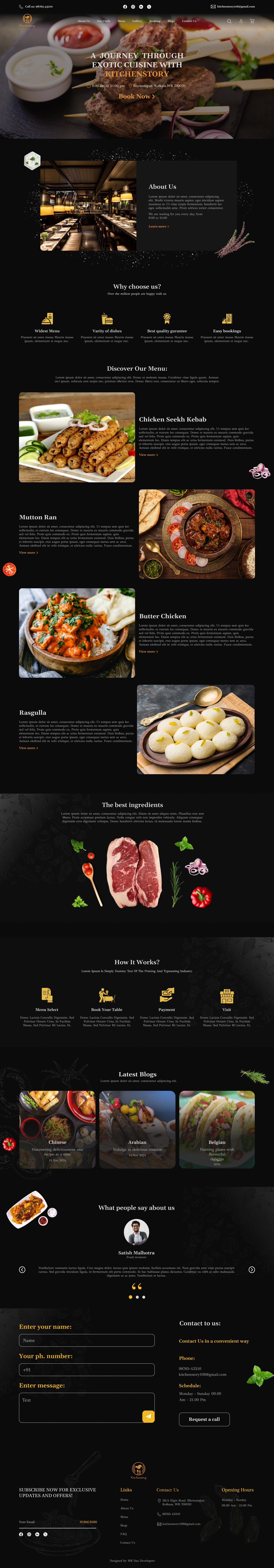 TastyBites Cloud Kitchen Website Development